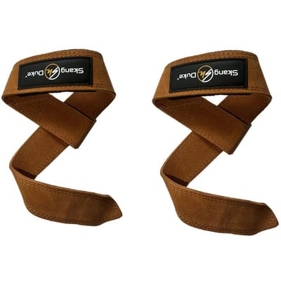 Leren Gewichtheffen Polsband met Neopreen Gevoerde Pols voor Deadlifts Powerlifting Bodybuilding Krachttraining plum black