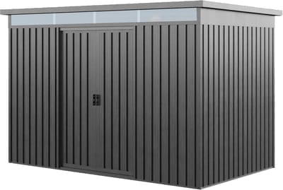GFP Primeyard Tuinschuur metalen 260x160x200 cm tuinhuis grijs