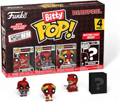 Deadpool Bitty Pop! Vinyl Figure 4-Pack Dinopool 2,5 cm