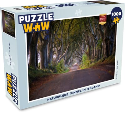 Puzzel Natuurlijke tunnel in Ierland - Legpuzzel - Puzzel 1000 stukjes volwassenen