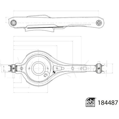 Febi Bilstein Draagarm, wielophanging FEBI 184487