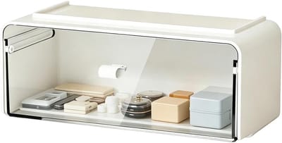 Uitschuifbare Kastlade - Opbergcase Organizer - Keuken Organiseren - Zonder Boren Montage - 123x115x137cm - Transparant