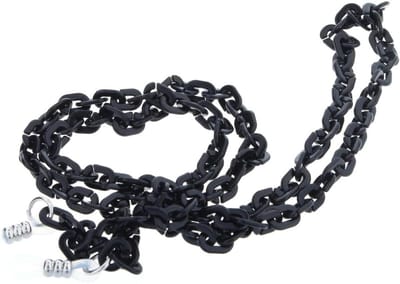 Brilketting Plastic - Brilkoord Brilhanger - Bril Altijd Bij - Hoge Kwaliteit Afwerking - 65 cm - Zwart