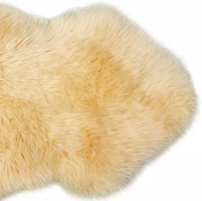 WOOOL Schapenvacht Medicinaal LONGWOOL XL (115cm) - Extra Comfort - 100% Echt & Natuurlijk