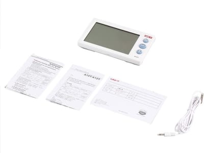 Draadloze LED Digitale Thermo-Hygrometer met Klok en Alarm