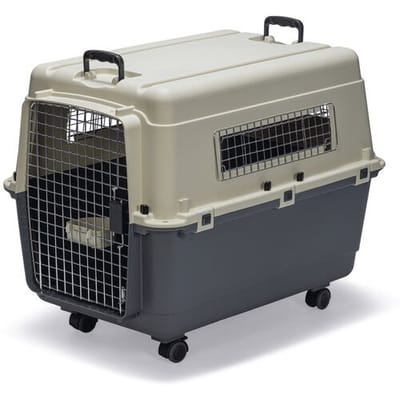 KARLIE Honden transportbox Nomad, grijs/wit (81x56x59 cm)