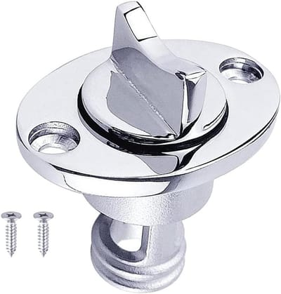 Afvoerplug Boot - Waterdichte Plug - Waterdicht Houden - Corrosiebestendig RVS - 25mm Diameter - Zilver
