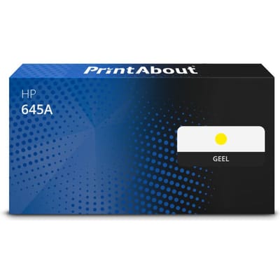 PrintAbout huismerk Toner 645A (C9732A) Geel Geschikt voor HP
