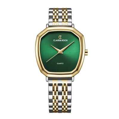 CK Harmony – Two-Tone Gold with Emerald Green Dial - ClaudiaKoch Watches CK 4378
