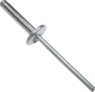 Blindklinknagels - Popnagels - Metaal verbinden - Brede flens - 4x20 mm 100 stuks - Aluminium staal