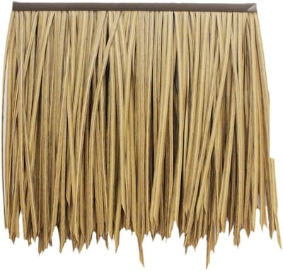 Rieten Dakpannen - Nep Gras Schuur - Decoratie Paviljoen - Hoge Temperatuurbestendig - 05X05m per stuk - Natuurlijk