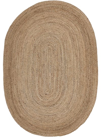 DEMIRCI - Laagpolig vloerkleed - Beige - 160 x 230 cm - Jute