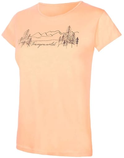 Trangoworld Anafi T-shirt Met Korte Mouwen Oranje S Vrouw