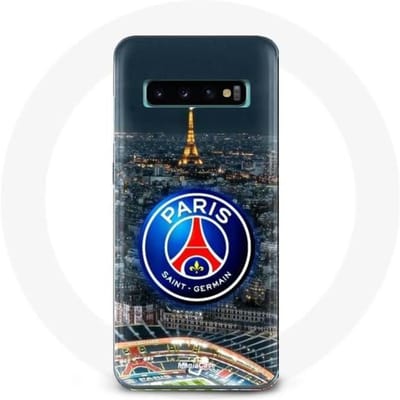 Samsung Galaxy S10 hoesje psg logo stadionnacht Eiffeltoren
