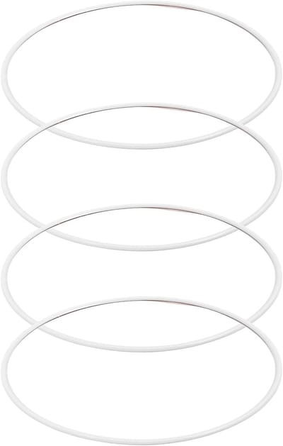 Wielbeschermer Set - Velg Rand Bescherming - Auto Wiel Beschermen - Eenvoudige Installatie - 18 Inch Wielen - Wit