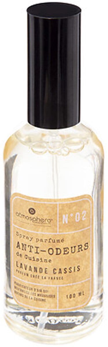 Atmosphera Interieurspray luchtzuiverend - lavendel/zwarte bessen geur - 100 ml - roomspray - anti-tabak