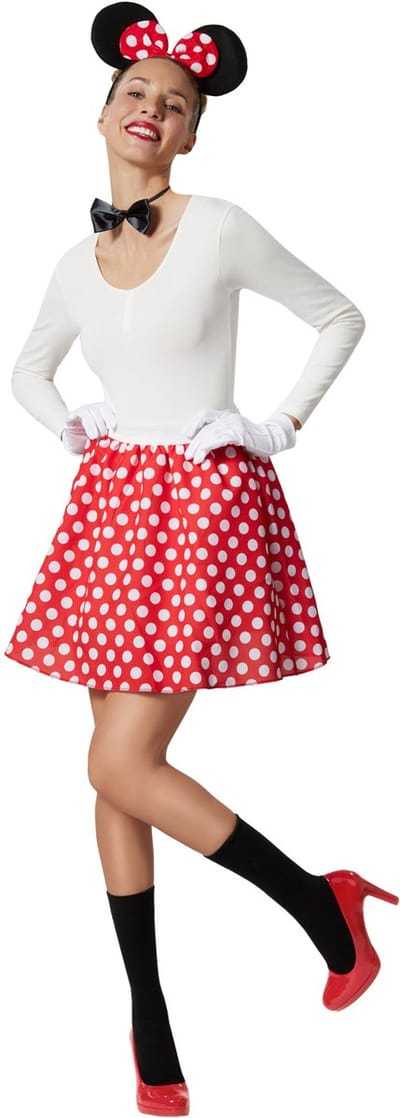 dressforfun - dameskostuum Minnie muis - S - Verkleedkleding carnaval - Halloween - Verkleden - Feestkleding - Carnavalskleding - Feest - Partykleding
