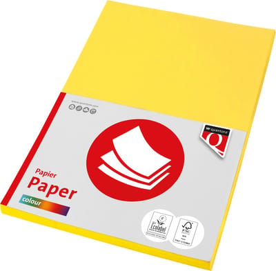 Kopieerpapier Fastprint A4 80 gram geel  100 vel