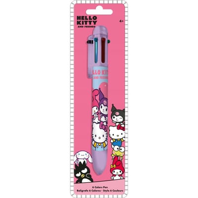 Kid91400 Stylo 6 couleurs hello kitty et amis