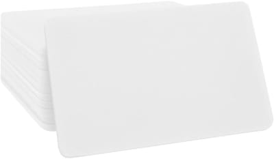 Blanco Munten - Consumptie Jetons - Feesten Evenementen - Rechthoekige Vorm - 65x43mm Per 100 - Wit