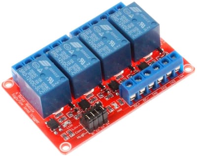 Dailygoody - 4-kanaals relaismodule - Raspberry Pi en Arduino - Betrouwbare prestaties - 12V - Optische koppeling - Ideaal voor elektronica projecten