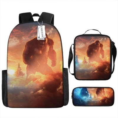 Godzilla Godzilla Student Schooltas Cartoon Kinderrugzak Schoudertas Anime Trend as the picture