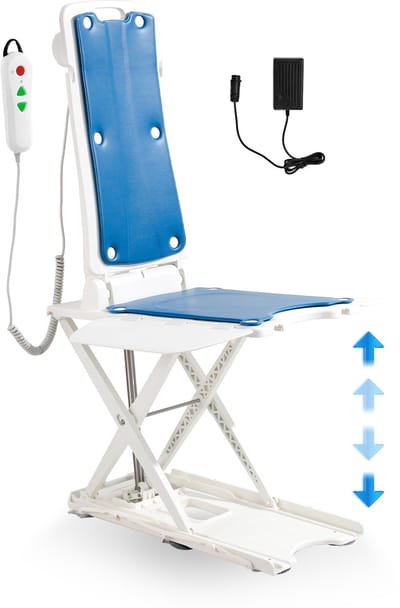 Elektrische Stoel Lift, Hulpmiddel Om Ouderen Van De Grond Te Tillen, 7,7 - 52 cm Hoogteverstelling, Draagvermogen Tot 140 kg