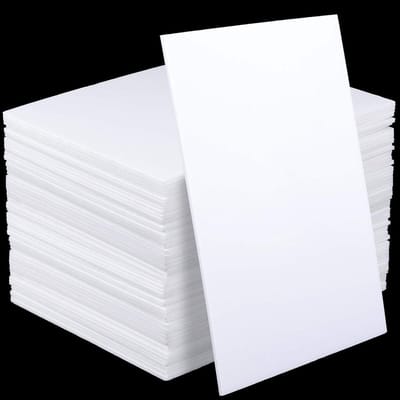 Schuimplaten Set - Ambachtelijke Platen - Creatieve Projecten - Lichtgewicht Duurzaam Materiaal - 20 x 25 x 35 cm - Wit
