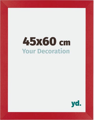 Your Decoration - Fotolijst 45x60 cm - MDF - Rood - Mura