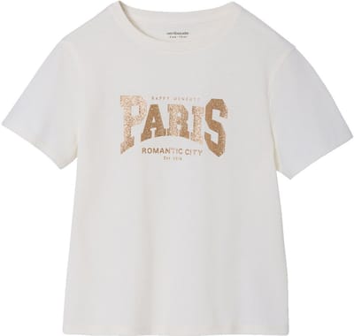 Vertbaudet T-shirt voor meisjes met print en korte mouwen