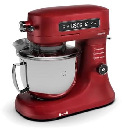 Krachtige Keukenmachine 1600W met RVS Kom en 12 Snelheden - Stille Foodprocessor met LCD Touchscreen