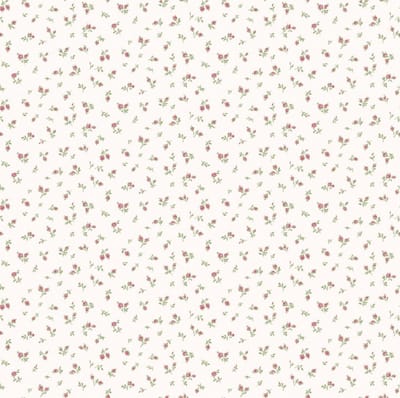 Behang Rozen - Bloemenbehang - Wandbekleding - Wanddecoratie - Vliesbehang - Wit - Rood - 0,53 x 10,05 M. Blooming Garden 6