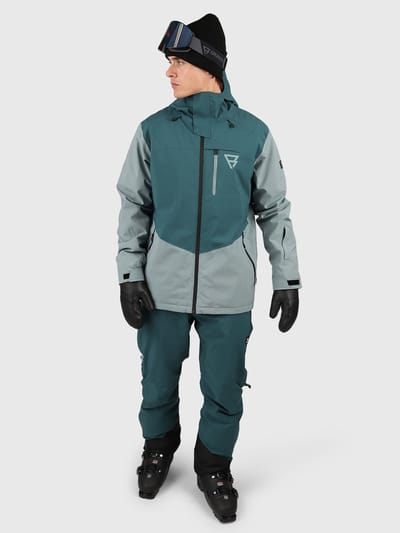 Brunotti Kense Heren Wintersport Ski Jas - Groen - XXL