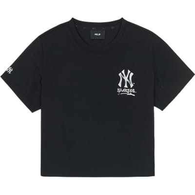 MLB New York Yankees Mode Zacht Comfortabel Eenvoudig Hoge Waarde Korte Mouw Ademend T-shirt Dames T-shirt Zwart 3FTSB5153-50BKS S gray