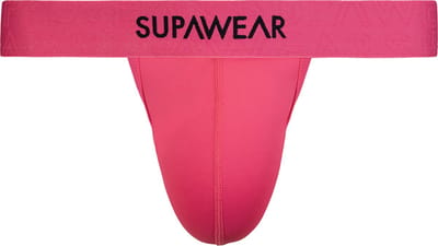 SUPAWEAR Neon Thong Neon Pink - MAAT L - Heren Ondergoed - String voor Man - Mannen Thong