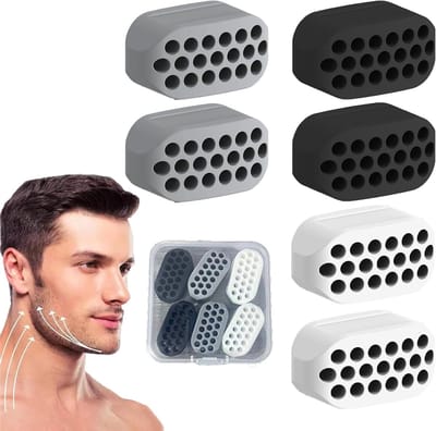 Effectieve Kaaktrainer voor Mannen en Vrouwen - Silicone en Gummi, Oefeningen voor een Strakkere Kaaklijn en Mooiere Gezichtscontouren