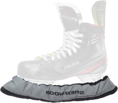 Schaatskousen Junior - Schaatsbeschermers IJshockey kousen - Scherpe ijzers beschermen - Elastische band - Universeel kindermodel - Zilver