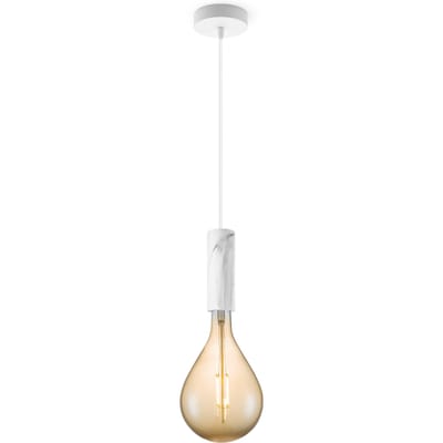 Home sweet home hanglamp Saga marmer Pear - amber