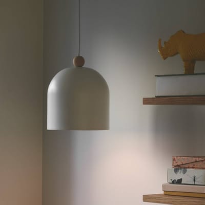 Nordlux Hanglamp Gaston, kap van metaal, wit