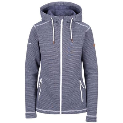 Trespass Dames/Dames Rootless Stripe Marl AT200 Fleecejack (Marine)