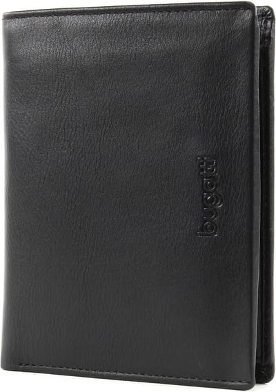 bugatti Portemonnee Vertice Coin Wallet Combi Style 12CC Black Zwart