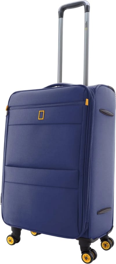 National Geographic Zachte Koffer / Trolley / Reiskoffer - 60 cm (Medium) - Passage - Blauw - Blauw / Medium