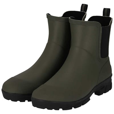 Morethansocks - Lage regenlaarzen heren - Groen - 43