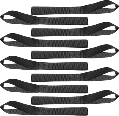 Spanbanden - Zwart - 30 x 2,5 cm - Duurzame Polyester Bevestigingsriemen - Voor Motorfietsen en Fietsen