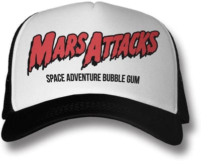 Mars Attacks Space Adventure Bubble Gum-truckerpet TPS-94-MA9901-DTF039