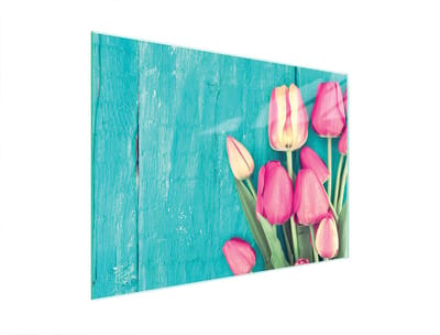 TMK ArtDeko - Snijplank - 40x30 cm - Tulpen - Gehard Glas