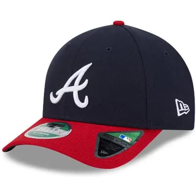 New Era Atlanta Braves MLB Player Replica Navy 9FORTY M-Crown Adjustable Cap