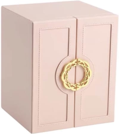 Juwelendoos - Opbergkoffer - Sieraden Opbergen - Vijf Lagen - 20x18x24 cm - C