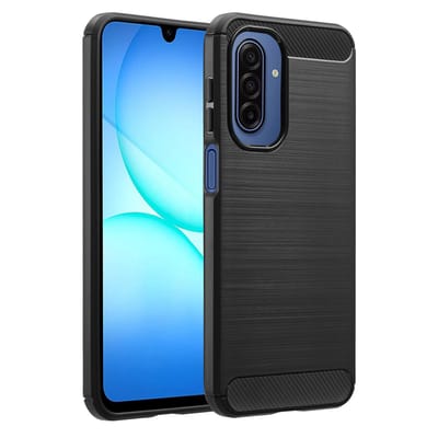 imoshion Hoesje - Geschikt voor Samsung Galaxy A17 (5G) / A17 (4G) - Brushed Backcover - Zwart