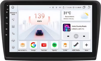 Autoradio met bluetooth - Carplay - Voor Skoda Voortreffelijke 2 (2008-2015) - Geschikt voor Apple en Android - Stereo - Navigatie - Navigatiesysteem auto - 4GB 32GB